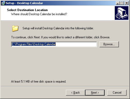 installer select folder screenshot