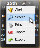 search menu item screenshot