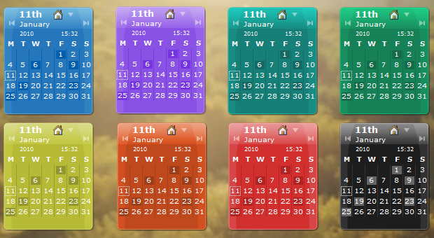 many calendars screenshot
