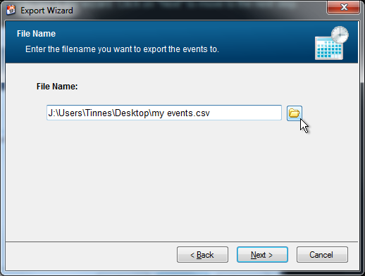 export file name screenshot