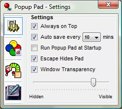 Popup Pad Screenshot